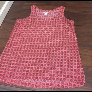 Old navy patterned tank top