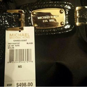 Michael Kors black medium gavensoort handbag