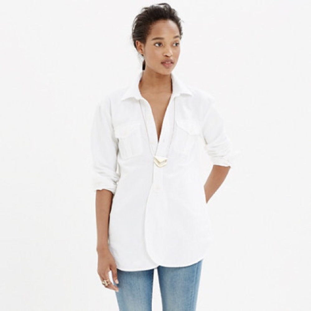 Madewell denim button up