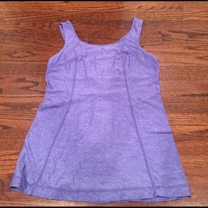 Lululemon lavender tank with ruffles