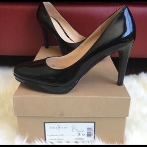 Cole Haan Chelsea pumps. Black. Size 9.