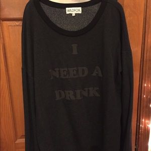 NWOT Wildfox oversized sweatshirt
