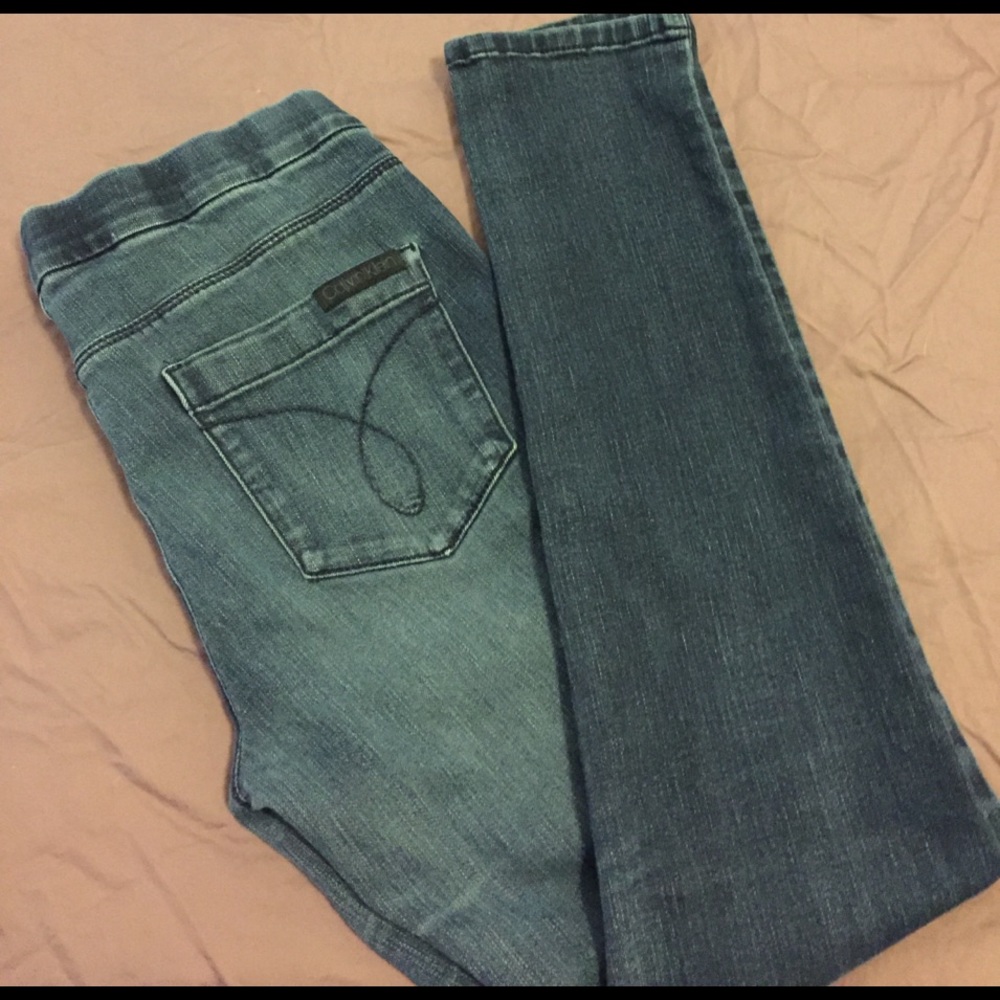 Calvin Klein Denim Leggings 30/10 & 31/12