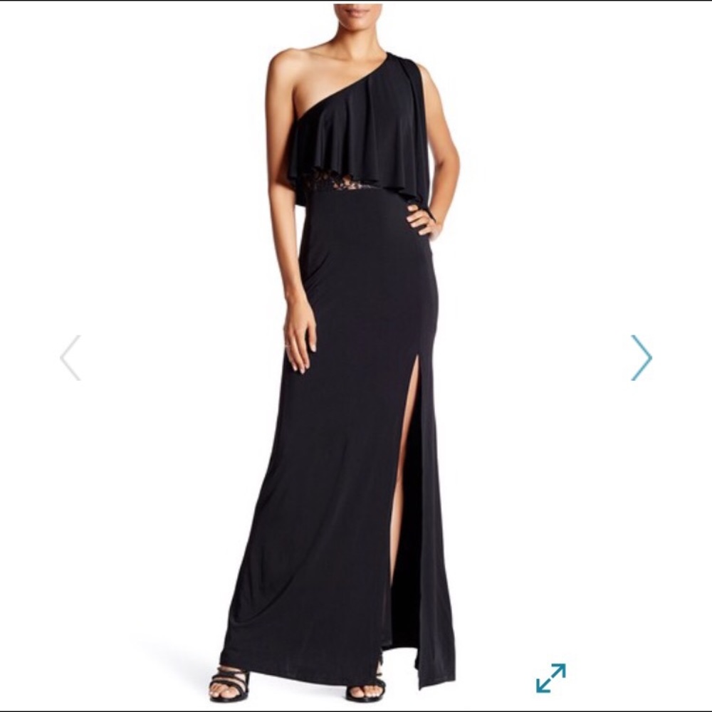 SALE - One shoulder ABS dress