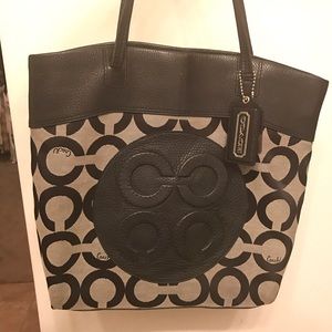 Black/Gray Coach Bag