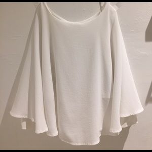 Zara white top