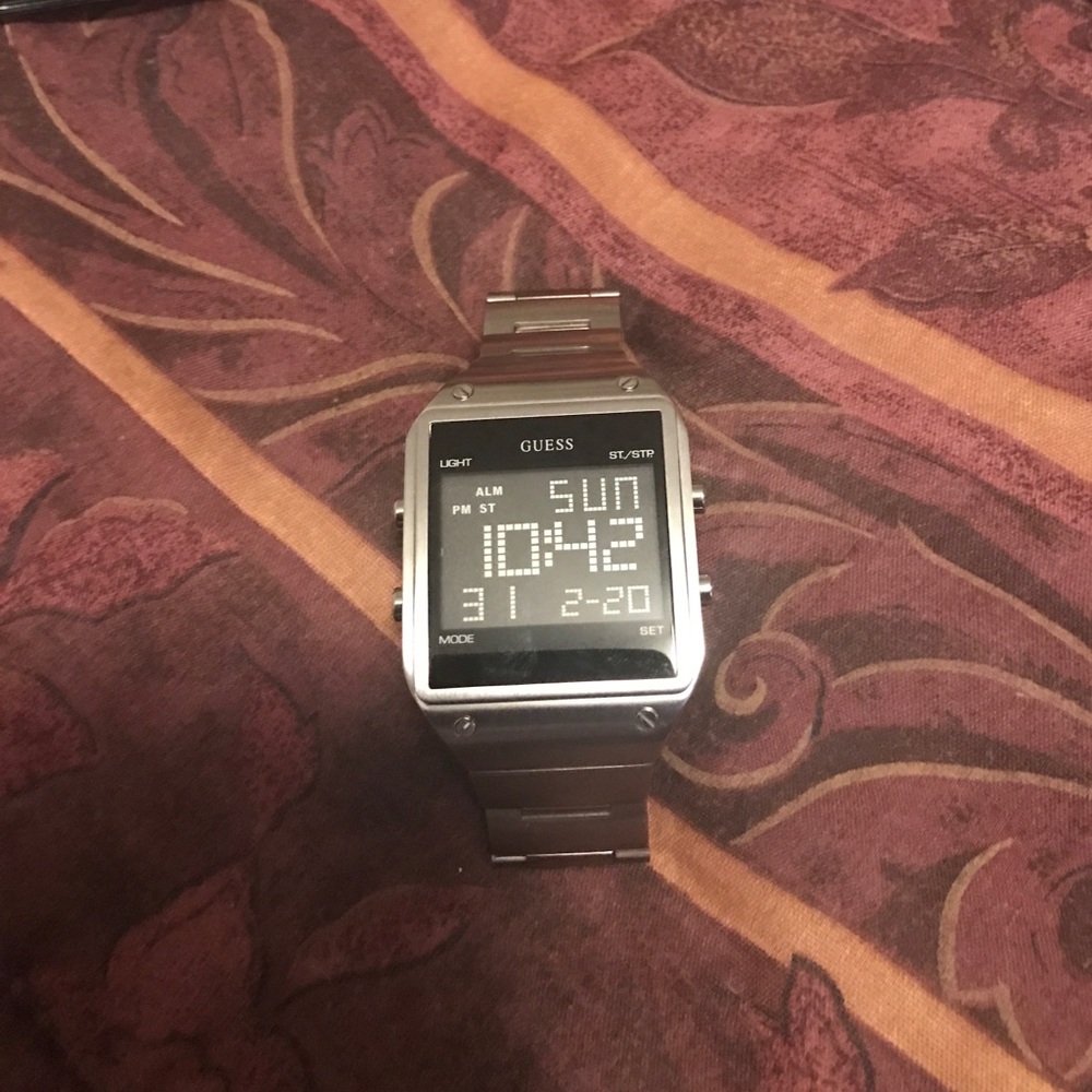 Guess Silver Men's Digital watch