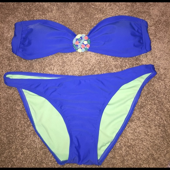 Xhilaration bandeau top bathing suit. NEW! - Picture 1 of 2