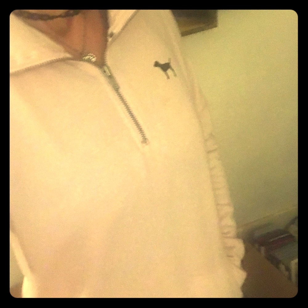 PINK Victoria's Secret 3/4 zip pullover