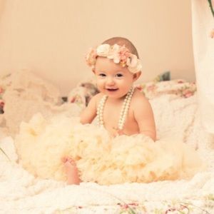 Pettiskirt and felt flower head band