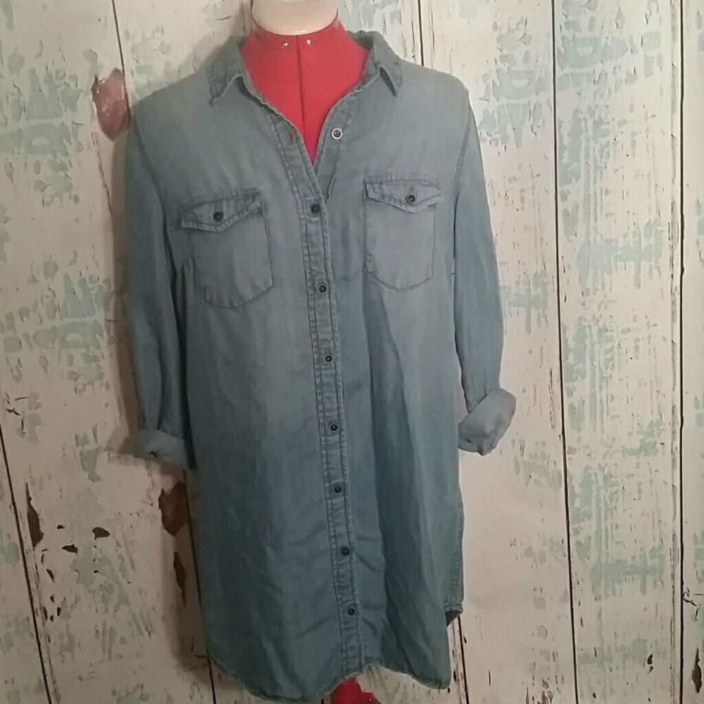 Chambray tunic