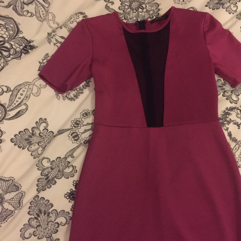 Deep v dress