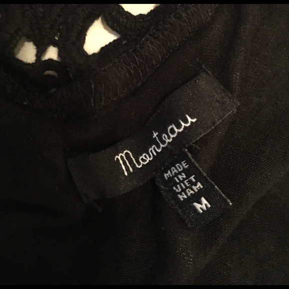 Black crop top lace back - Picture 3 of 3