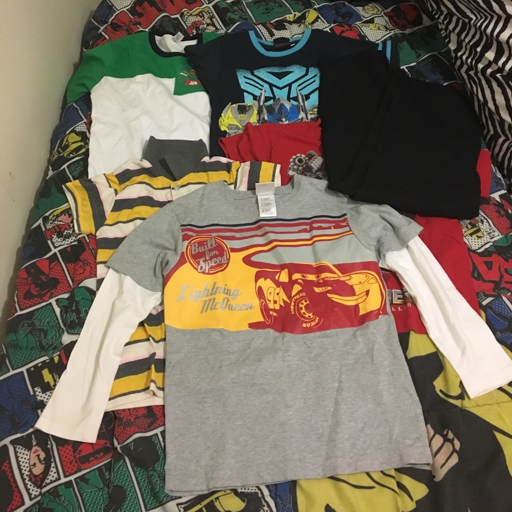 bundle of boys clothes