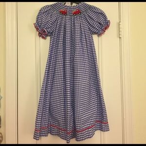 Firetruck Smocked Dress