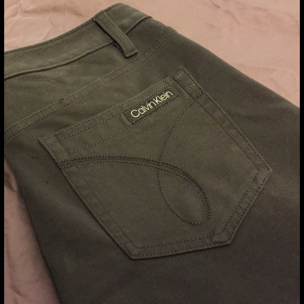 Calvin Klein Chocolate Brown Leggings 8