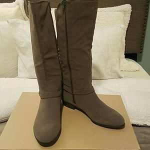 SIZE 9 Style&Co wide calf grey boot