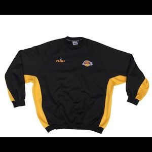 Vintage 1990's LA Lakers Fubu Pocketed Sweatshirt