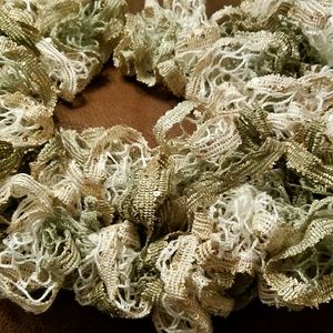 Antique Sequin Ruffle Scarf