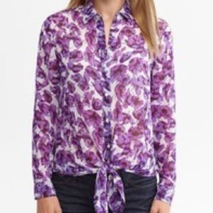 Banana Republic Floral Blouse