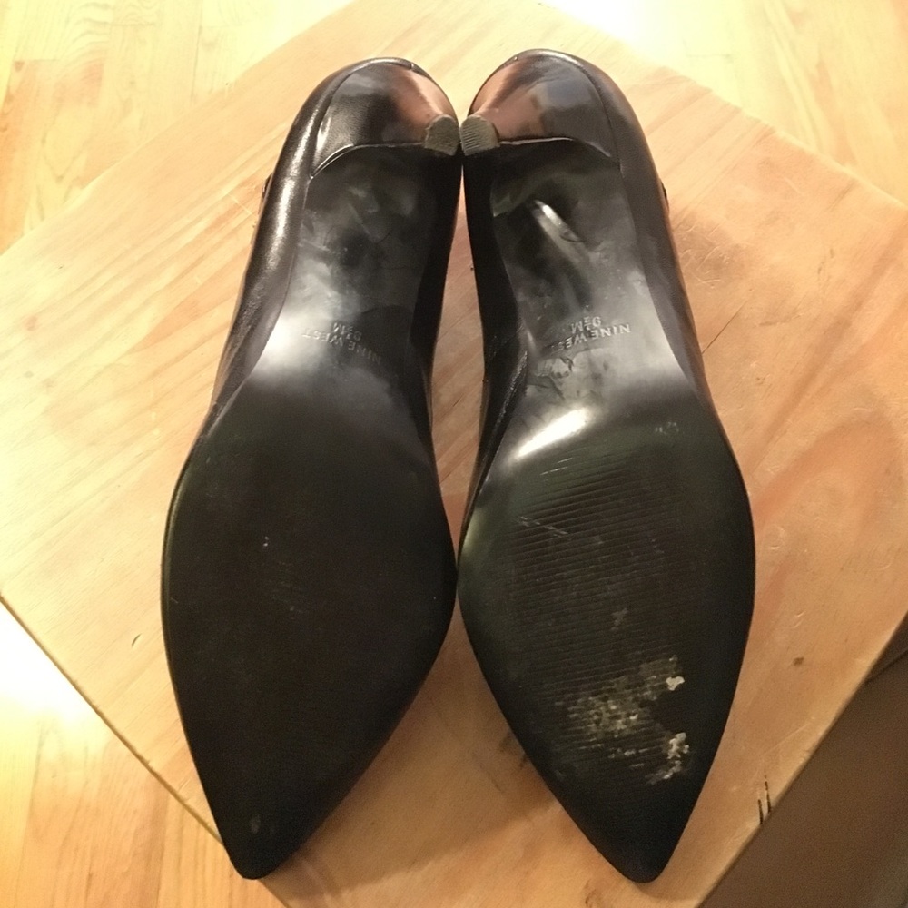 Nine West Leather ankle strap heels, super classy! - Picture 4 of 7