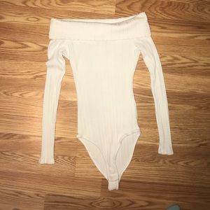 Off the shoulder bodysuit