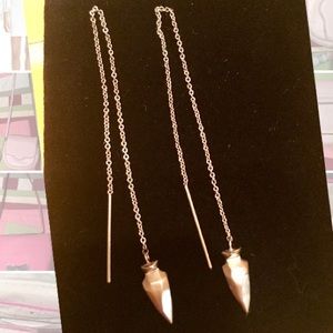 Kendra Scott Silver Kimmel thread earrings