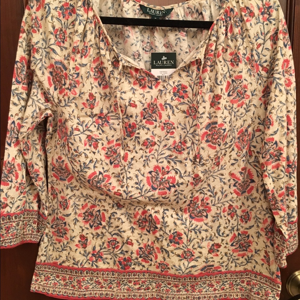 Ralph Lauren Flower print blouse