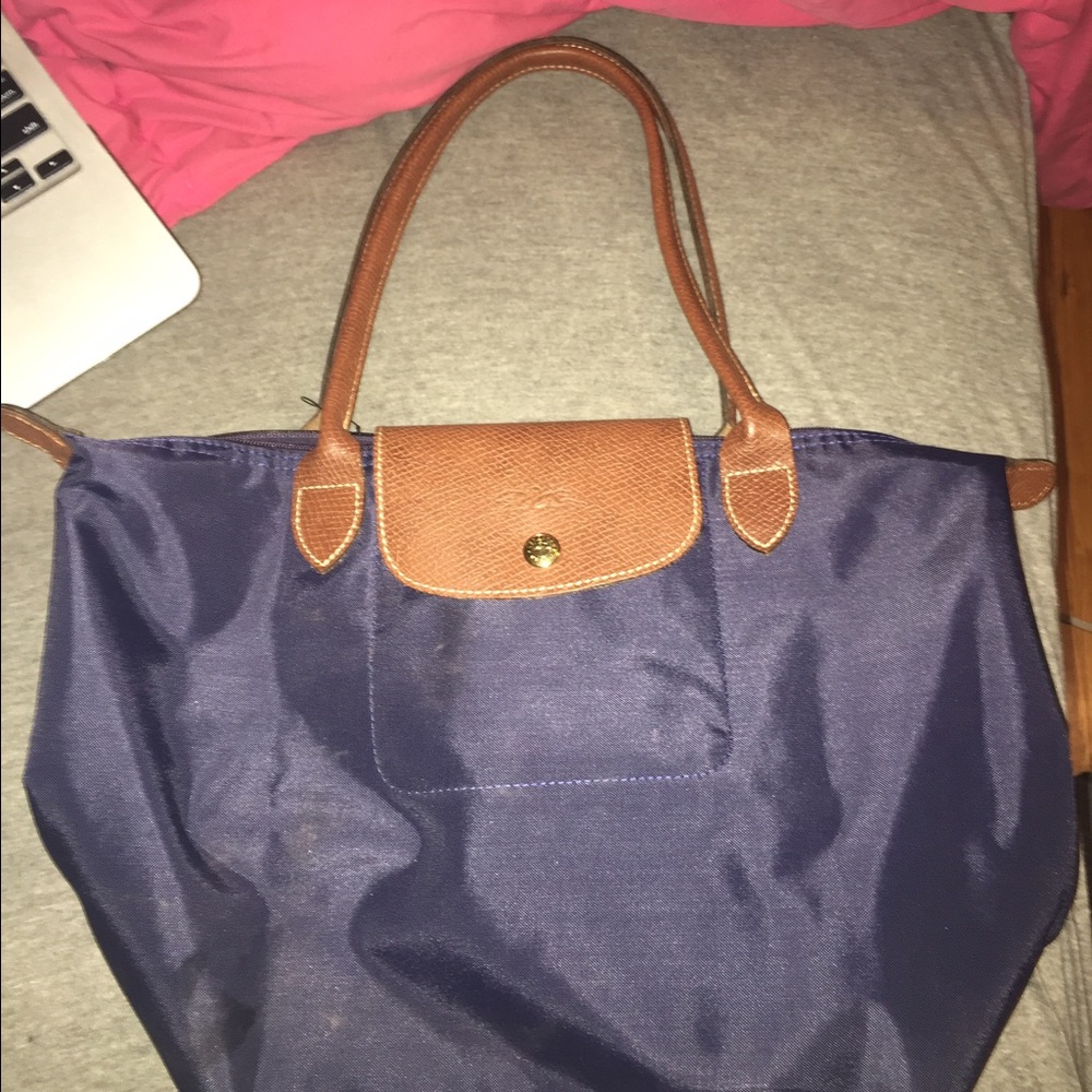 Navy longchamp Pocket Book