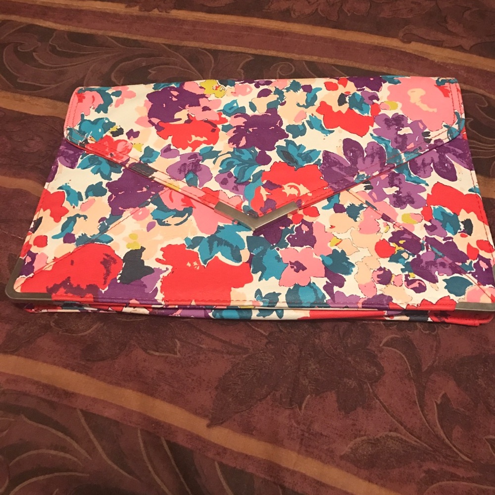 Colorful Forever 21 clutch purse