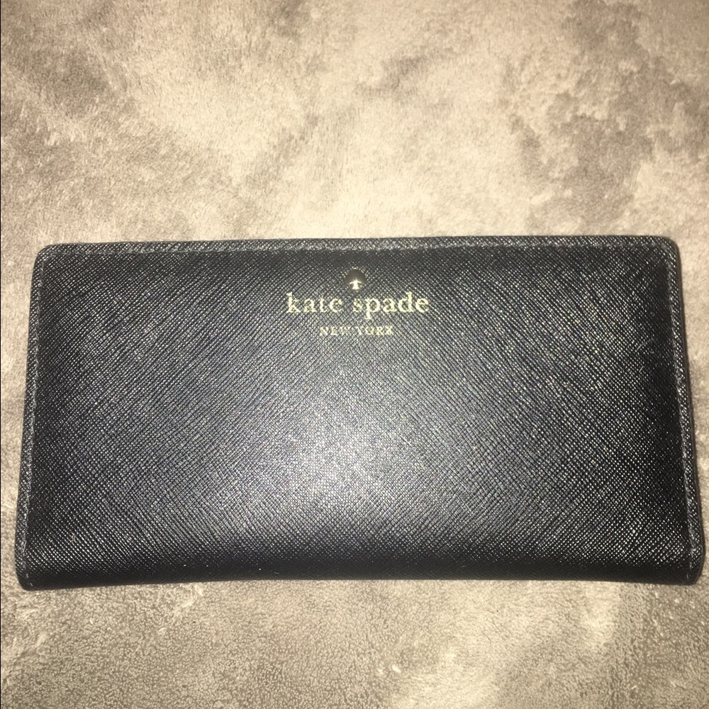 Kate spade black saffiano wallet