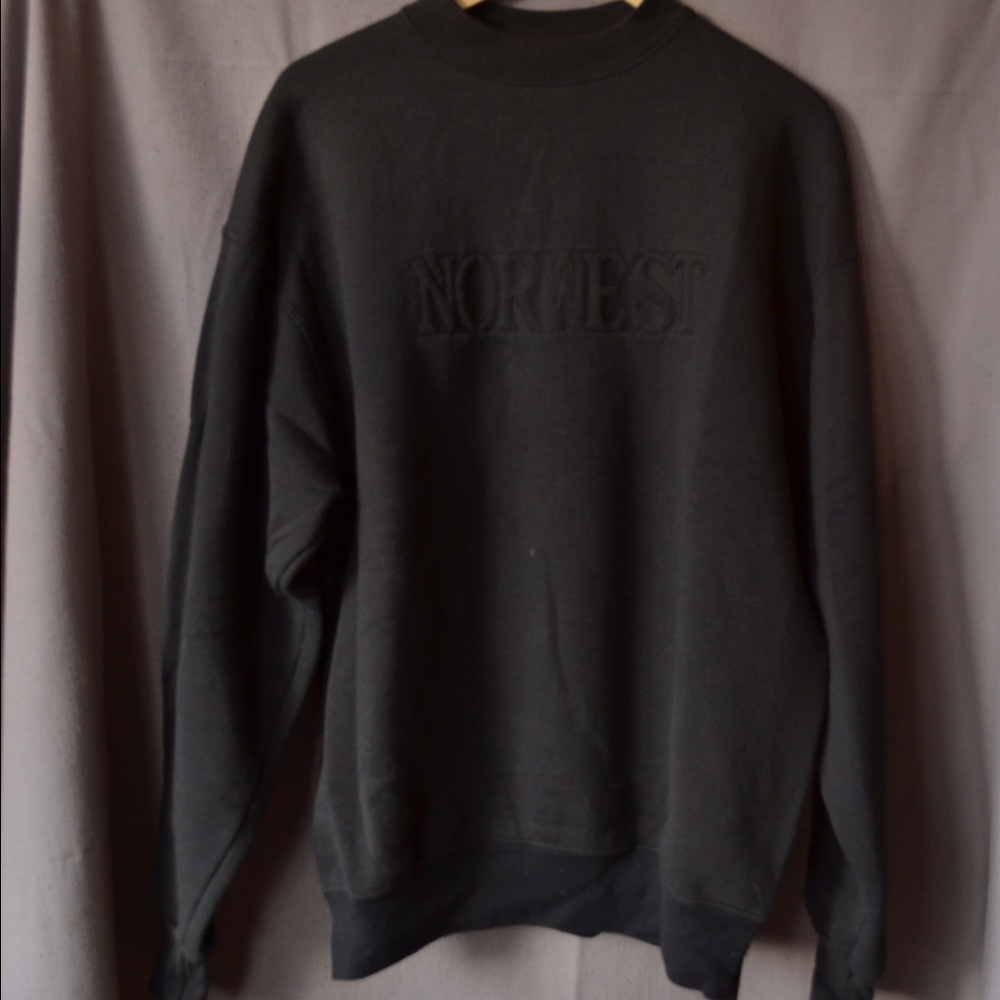 PRICE DROP Black Made in USA Sweathshirt,XL