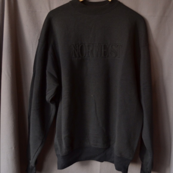 PRICE DROP Black Made in USA Sweathshirt,XL - Picture 1 of 5