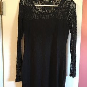 Kardashian Kollection black lace dress