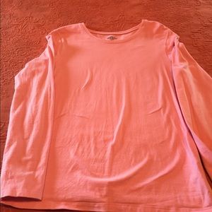 Large, pink Old Navy long-sleeve tshirt