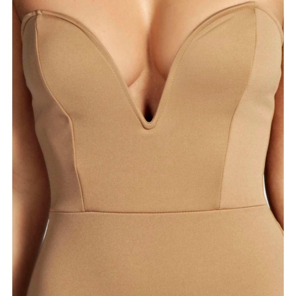 BOOHOO Plunge Neck Bodysuit