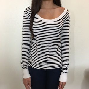 Black and White striped sweater