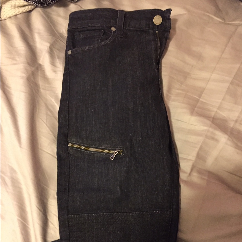 NWOT Paige Denim 'Sachi' Ultra Skinny Moto Jeans