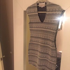 Rory Beca Chic Cream and Black Print Dress!