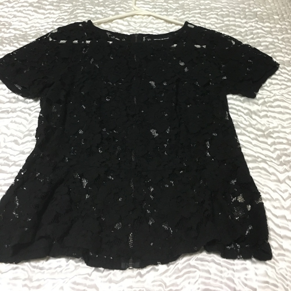 Black love peplum top