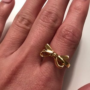 Kate Spade Gold Bow Ring