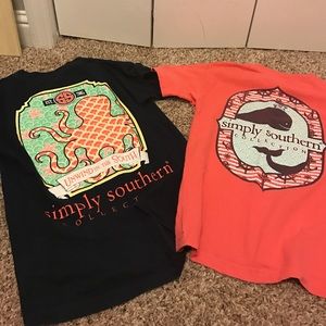 2 simply southern tees