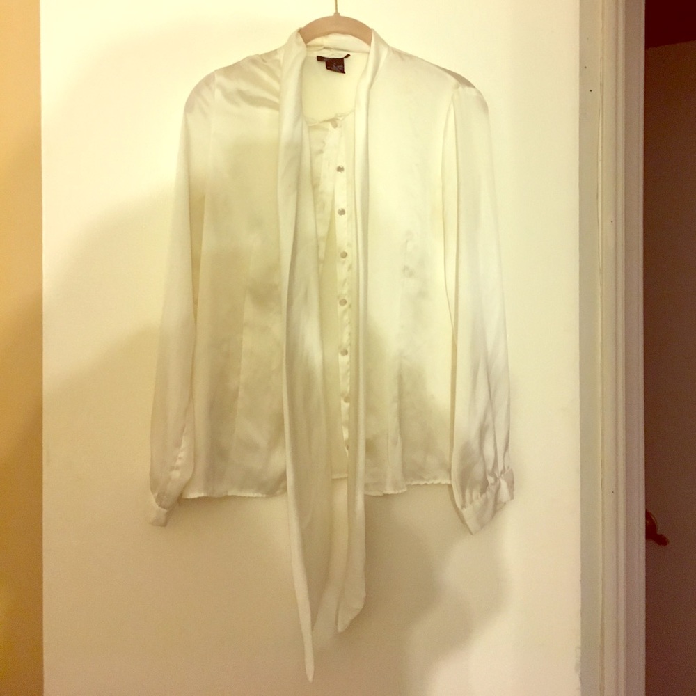 Cream blouse