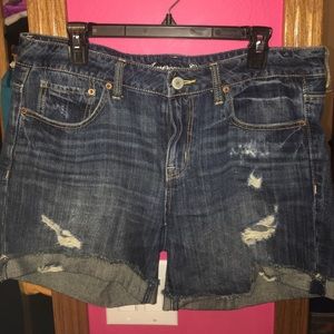 American eagle boyfriend midi short