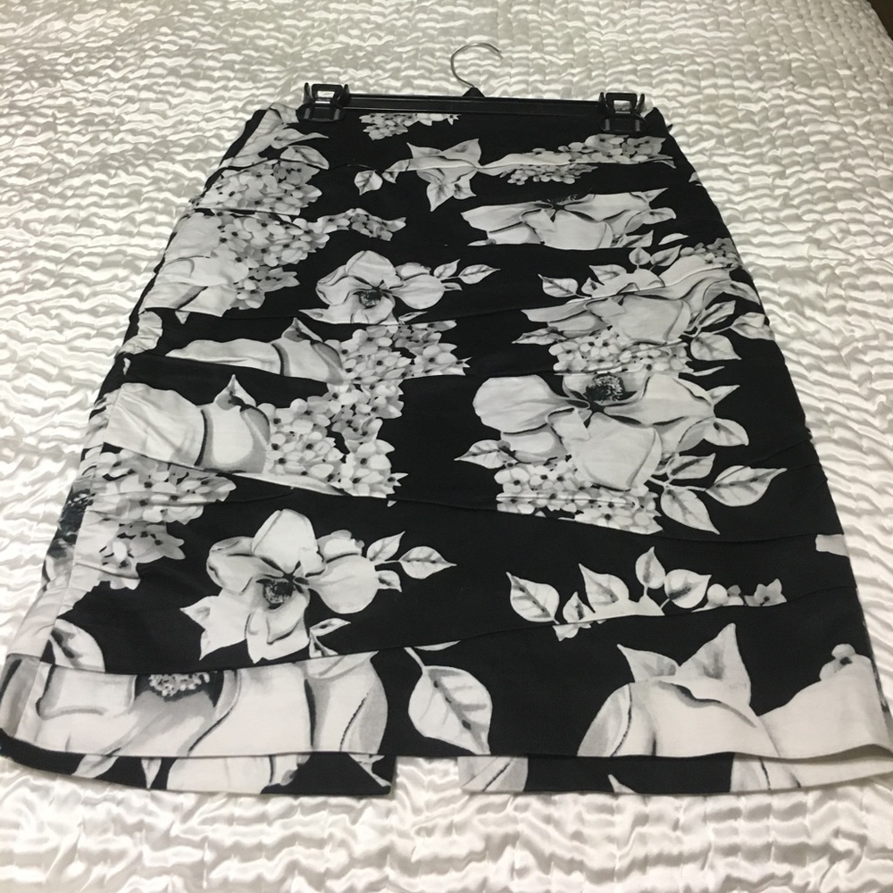 Black and white skirt
