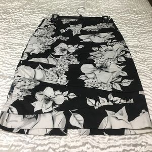 Black and white skirt