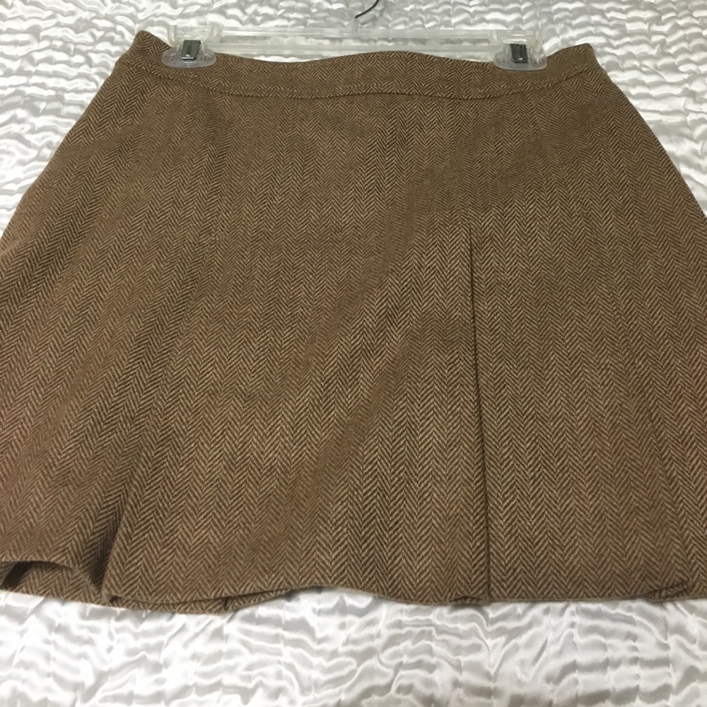 Tan Burberry skirt