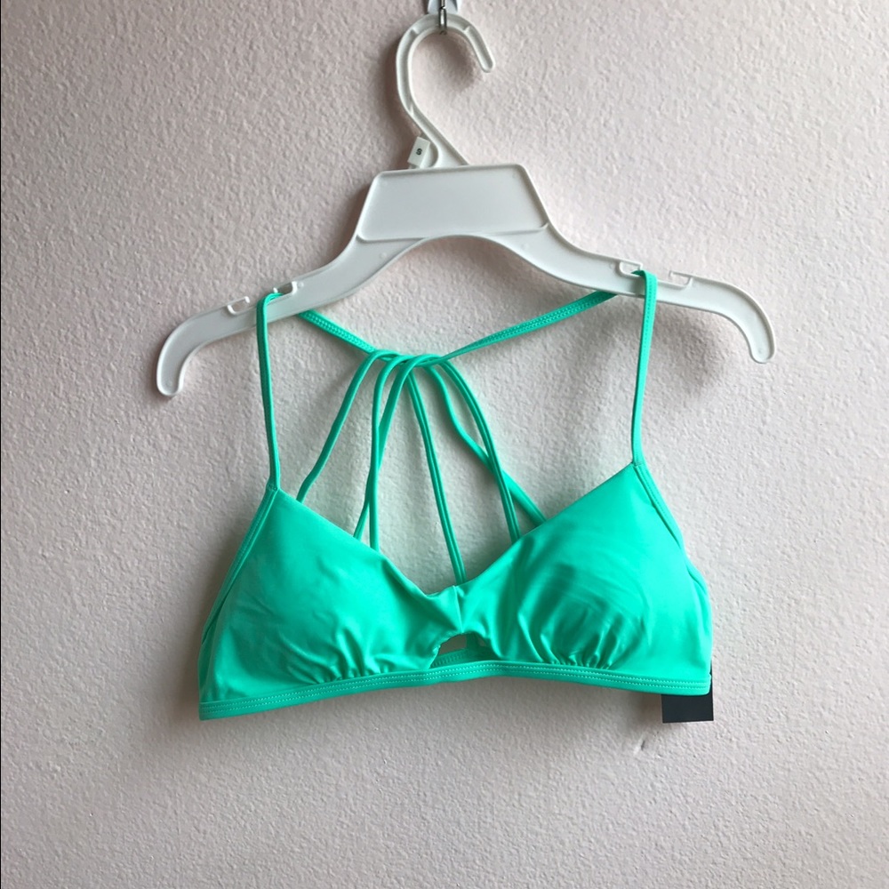Turquoise bathing suit