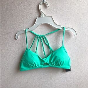 Turquoise bathing suit