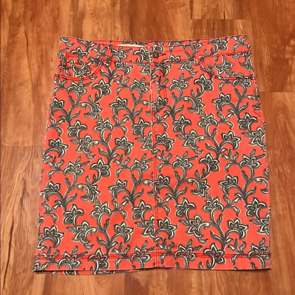 Denim Anthropologie pencil skirt. Size 32.